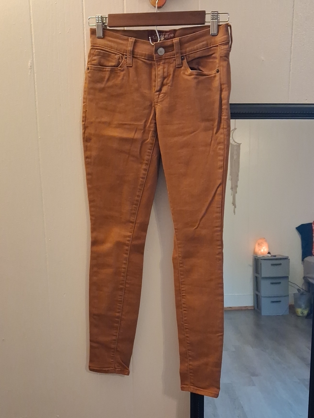 Lucky Brand Rust Brown/orange Skinny Jeans